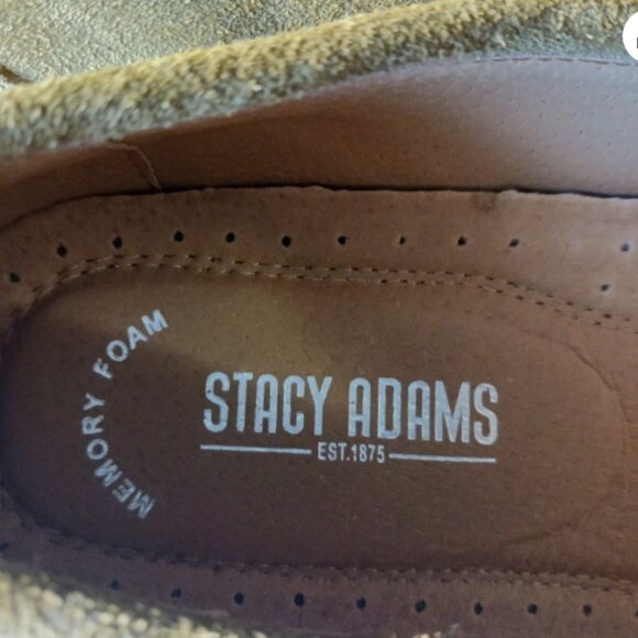 Stacy Adams Marlowe Men's Penny Loafers Dress Shoes Size 9.5 M Suede Brown $120 - Picture 12 of 13